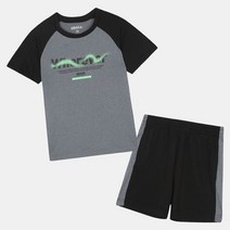 유솔 데일리로 입기좋은 액티브 절개 배색세트 ULRT22401