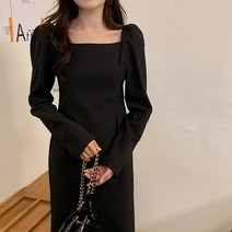 샤드 봄 하객룩 원피스 스퀘어넥 슬림 라인 돌잔치엄마 피로연 상견례 엄마돌 아나운서 롱원피스 오피스룩 출근룩 44 66사이즈 20대여자 30대여성쇼핑몰 르뚜앙