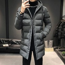 오버클래쓰 남자 다운 패딩점퍼 후드 슬림핏 아우터 출근룩