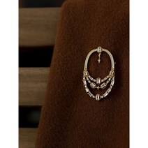 모리스 오리지널 디자인 지중해 스타일 복고풍 중공 브로치 디자이너 틈새 하이 엔드 패션 여성 액세서리