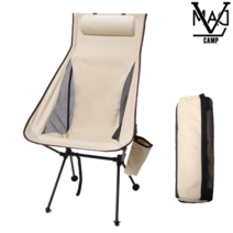 매드캠프 폴딩형 캠핑 의자 접이식 경량형 경량체어, 베이지, 1개