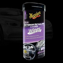 MDG5024 맥과이어스 퀵인테리어 디테일러 와입스 25매입 자동차세정티슈 자동차용품/차량용품/세차용품/세차티슈, 1