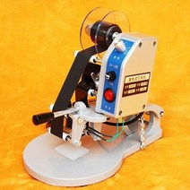 유통기한 숫자 날짜 일련 번호 수동 마킹기 찍는 기계, 머신 + 리본 3롤 (검은색)