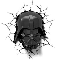 셀럽하우스 스타워즈 다스베이더 3D 데코 라이트 벽조명 벽등, 요다 마스크