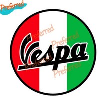 베스파 피아지오 데칼 집 쿨러 노트북 레이싱 헬멧 트렁크, O+Length 15cm