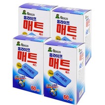 보령제약 홈라이프 매트 에스 60매입 x 4개 전자 모기약 리필