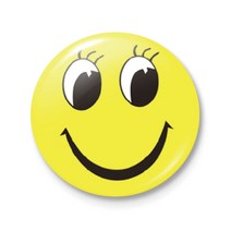 스마일 배지 10개 1세트 웃는얼굴 가방꾸미기 포인트 장식