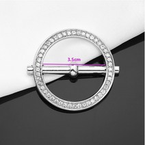 버클 스트랩 후크 D링 T-셔츠 밑단 매듭 단추 반지 의류 액세서리 패션 진주 허리 금속 코너 스카프 셔츠, 03 S3