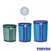 ForU613 실크링 휴지통 중 84L 박스 20개 오픈형쓰레기통 사무실휴지통 청소용품