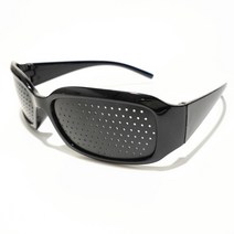 [PINK LITCHI]3공 5공 안경 성인 근시 난시 사시 교정 치료 눈의 시력 모호 다공 소공 안경, 다공질 평형틀개