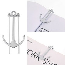 북링 북집게 북다트 독서링책용 북마크 크리에이티브 앵커 금속 페이지 홀더 학생 문구 선물 사무실 용품, 04 Silver
