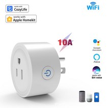 Homekit-스마트 US 플매트 카펫 러그 10A 소켓 홈 자동화 시간 설정 모바일/음성 원격 제어 Alexa Google Home Apple Siri 스마트홈 오토메이션, [02] Cozylife Homekit