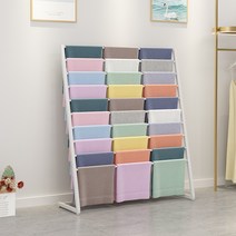 양복 원단 진열대 전시 안감 업소용 정장 전문점 샘플, 흰색100x40x145