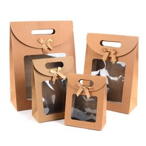 크라프트 무지 투명 종이백 쇼핑백 선물 포장 당근마켓 중고나라 거래 매장 가게 상품 봉투, 사이즈