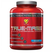 BSN 비에스엔 트루매스 울트라 매스 게이너 유청 단백질 프로틴 파우더 성인 건강 헬스 보충제 BCAA 아미노산 바닐라 아이스크림 1병 2.64kg (1통 2640g), 1통
