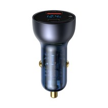 Baseus 차량용 초고속 충전기 QC3.0 65W, 스페이스 그레이