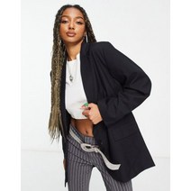 Weekday Erin 블랙 오버사이즈 블레이저