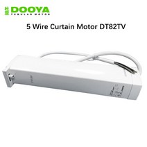 전동커튼 스마트커튼 IOT 자동 DOOYA 스마트 홈용 무소음 커튼 모터 DT82TV 5 와이어 50 HZ 60HZ 100-240VRS485 건식 접촉 RF433 원격 제어, [01] only DT82TV