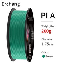 Erchang-3D 프린터 필라멘트 200g/롤 부드러운 인쇄 3D 펜 충전 PLA 1.75mm 직경 DIY 아트웍 인쇄110934, 3D 프린터 필라멘트 5