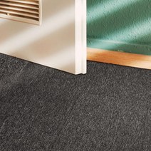 사각 카페트 바닥 조각 매트 블랙 50x50cm 셀프시공 인테리어 패브릭 타일 러그 거실 사무실