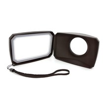 55mm 16:9 광각 렌즈 후드 소니 FDR AX40 AX53 AX55 캠코더 카메라 액세서리와 호환