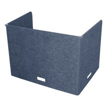 112탄 오리지널 공부칸막이 간편접이식 사이즈 선택의 폭이 다양한 방음칸막이 책상칸막이 파티션 가림막 소음방지 방음 집중력 초경량 독서실 몰입 비대면 인테리어 사무실칸막이, 진회색 Smart Grey