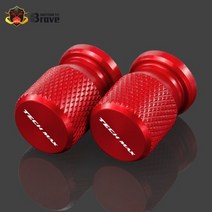 [해외]오토바이 액세서리 휠 타이어 밸브 캡 YAMAHA TMAX 560 Techmax 2020 TMAX560 TECH MAX T-MAX 용 밀폐 커버, 빨간색