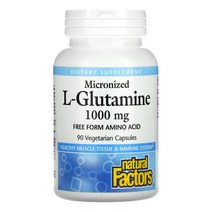 네츄럴 펙터스 L-Glutamine 1 000 mg 90 베지캡