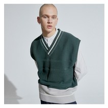 티아이포맨 티아이포맨 티아이포맨 컬러 배색 VEST 뉴스탠다드 _M212MSW506M