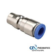 PCP 국산 제조 다용도 유공압 원터치 피팅 용품 에어호스 휘팅 PNEUMATICS, PCP 16, 1개