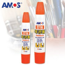 아모스 목공풀 2종/아모스만능목공풀/접착제/본드/양면목공풀/시공용본드/아모스풀/목재용풀, 아모스 목공풀_74ml