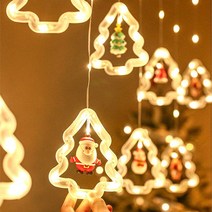 크리스마스 별트리 LED 조명 트리 장식 선물 전구 가랜드 벽트리 단체 무드등 유치원 어린이집 캠핑용품, 트리