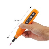 프로모션! 미니 전기 그라인더 5 단 속도 도구 세트 나무 펀칭 금속 연마 조각용 USB 충전 머신, 01 Orange