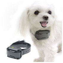 Garrl 강아지 짖음방지기 터치스크린식 자동 제어 강아지훈련용 목걸이 USB 충전식 방수 전기목걸이, 화이트, 1개
