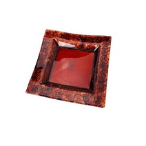 레트로 디저트 플레이트 사각 대접시 10인치 싸고예쁜그릇 기프트 주방답례품 식기 용기 선물