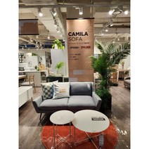 모던하우스 수원터미널점 가구 카밀라 패브릭 3인 소파 LS0123001