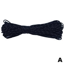 견고한 5미터 직경 4mm 7 스탠드 코어 낙하산 코드 끈 야외 등산 생존 액세서리 장비 하이킹 텐트 캠프 W7V, 01 A