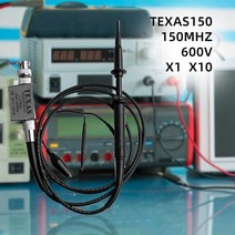 오실로스코프 용 100MZH 300MHZ 500MHZ 프로브 Dso138 악어 클립이있는 Fnirsi 1013d 감쇠기 1X 10X X100, 03 TEXAS150 1pcs