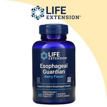 Life Extension 라이프익스텐션 식도 보호 알긴산 딸기향 60츄어블정
