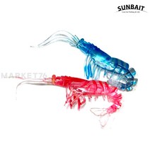 썬베이트 감바웜 4인치 새우웜 광어 다운샷 우럭 열기 농어, 017