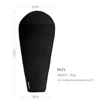 캠핑 차박 usb 온열침낭 군용 백패킹 전기 발열 침낭 이불 라이너 초경량 하이킹 여름, mlt5