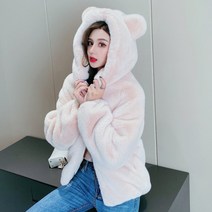 양털 후드 코트 자켓 뽀글이 천연 덤블 무스탕 100 리얼 부클