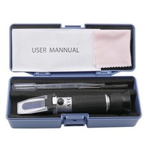 Handheld Refractometer sugar concentration meter densimeter 0-32% Brix Saccharimeter Tester Fruits G, [02] 0-80