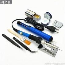 라오농 LAONONG온도조절 전기인두기 내열식 납땜 미니 휴대용 버닝툴 버닝펜 은납 세트모음, Q