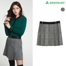 [그린조이] 여성 클랜체크 큐롯팬츠