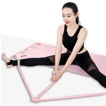 스트레칭 보드 다리 찢기 효과 다리 들것 스테인레스 스틸 편안한 유연성 훈련 장비 홈, 분홍색