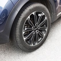 (골져스) 올뉴스포티지QL 휠스티커 튜닝 휠커버 휠마스크 18인치 카본 홀로그램 자동차 익스테리어 악세사리 인테리어 차량 가드 랩핑 필름 스크래치방지 타이어 꾸미기 DIY 바퀴 기, 18인치_유광카본블랙