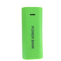 파워뱅크 자작배터리 캠핑용배터리 휴대용 2x18650 USB 보조베터리 배터리 상자 DIY 외부 5V 충전기 케이스, 03 Green