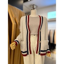 ab.fz 배색라인 빅 포켓 가디건 ABXX1HY48B US