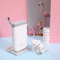 라벨프린터 매직기기 이름스티커 스위치 스티커지 수동 기두드리는 레이블 인쇄기 신발상자 작은사이즈 가격 감열 센스 오토, T16-S66-Tropicana14x50130장, C01-공식모델